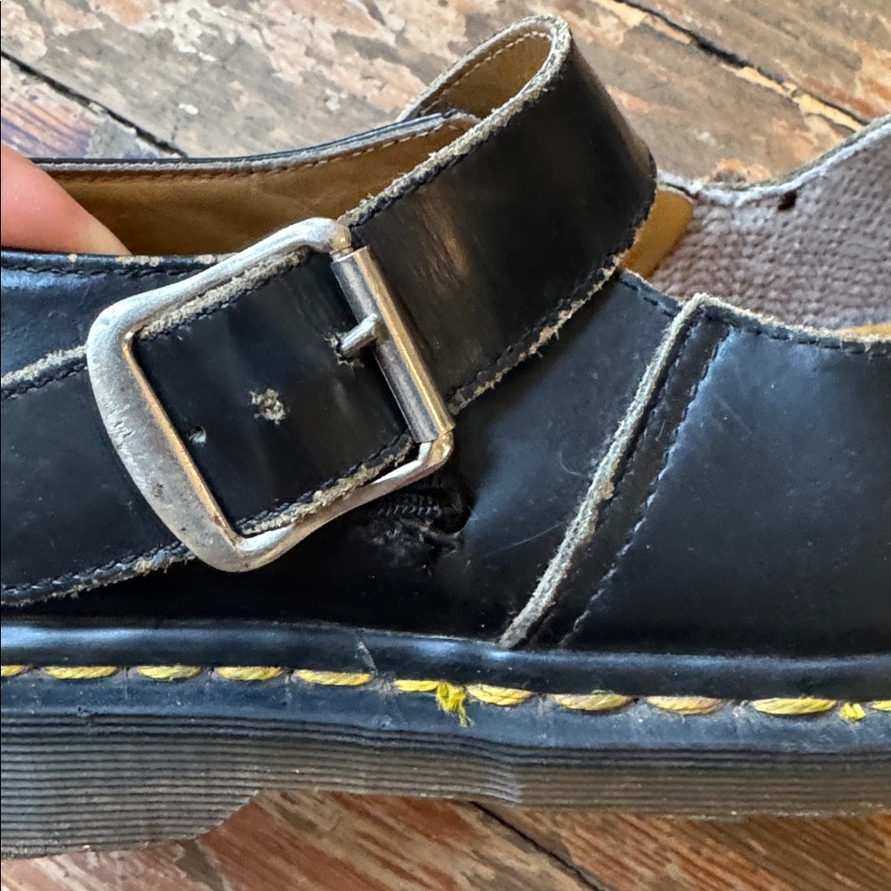 Original Made in England Dr. Martens Mary Janes Black UK size 6/US 8.5 - Picture 8 of 9